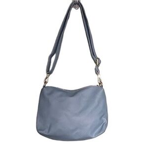 Blue Slouch Crossbody Bag